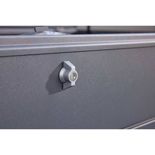 Thumbnail - Aufbewahrungsbox »Design«, Stahl, BxHxT: 134 x 71 x 62 cm, anthrazit - grau