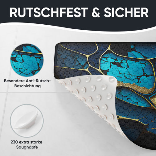 Thumbnail - Sanilo Badematte »Goldfisch«, 53 x 53 cm, Orange, Quadratisch