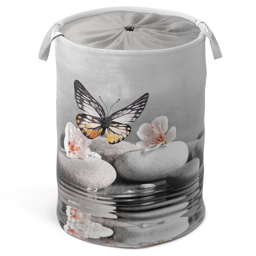 Thumbnail - Sanilo Wäschekorb »Vanesa«, 60L, Grau, Rund