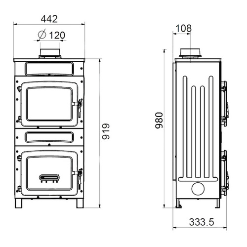 WAMSLER Werkstattofen »109-6«, WO 109-6, Leistung: 8 kW - schwarz WAMSLER Werkstattofen »109-6«, WO 109-6, Leistung: 8 kW - schwarz