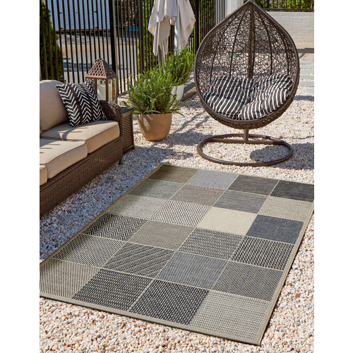 Thumbnail - ANDIAMO Teppich »Clyde«, 120x170 cm, beige-blau