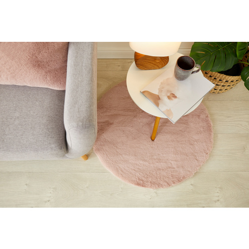 Thumbnail - LUXORLIVING Teppich »Loano rund«, 80 cm, rund, altrosa