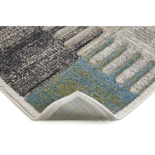 Thumbnail - LUXORLIVING Teppich »Torrent«, 80x150 cm, blau-multi - grau