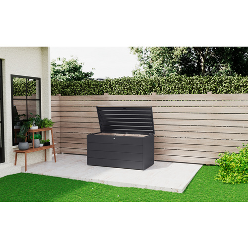 Thumbnail - Aufbewahrungsbox »Design«, Stahl, BxHxT: 134 x 71 x 62 cm, anthrazit - grau