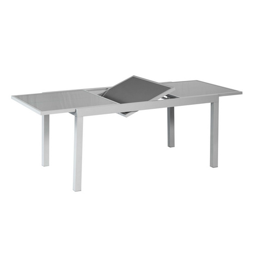 Thumbnail - MERXX Gartenmöbelset »Amalfi«, 6 Sitzplätze, Aluminium/Textil - silberfarben