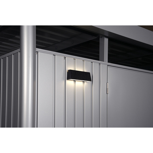 BIOHORT Solarleuchte, BxHxT: 15 x 5 x 10 cm, schwarz