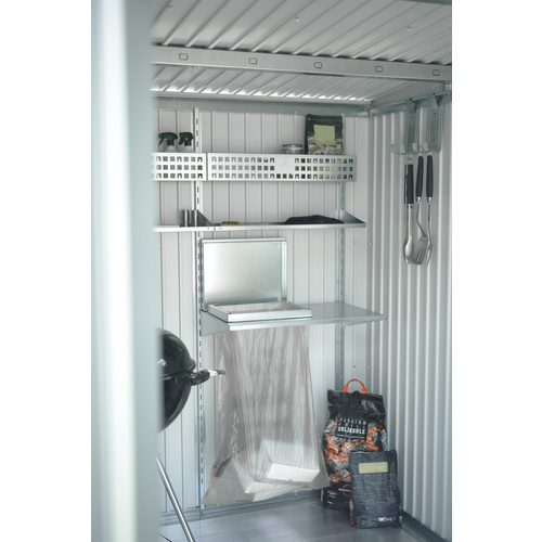 BIOHORT Müllsackhalterung, BxHxT: 56 x 21,2 x 44,6 cm, grauweiß