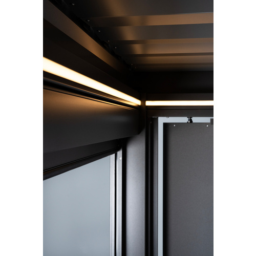 BIOHORT LED-Beleuchtung für Pergola, Gr. 4,5x3,5/5x3/5x3,5/5,5x3m, BxHxT: 1,7 x 1,7 x 820 cm, weiß - weiss