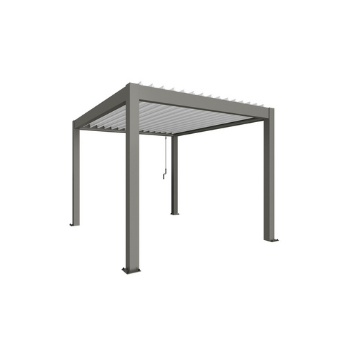 Biohort Hellgrau/Grau Pergola "3X3,5, Verschiedene Farben", Quarz, Metallic, B:312cm H:264cm T:367,5Cm, Pergolen, Ausgezeichnet Mit Dem Red Dot Design Award - Image 3