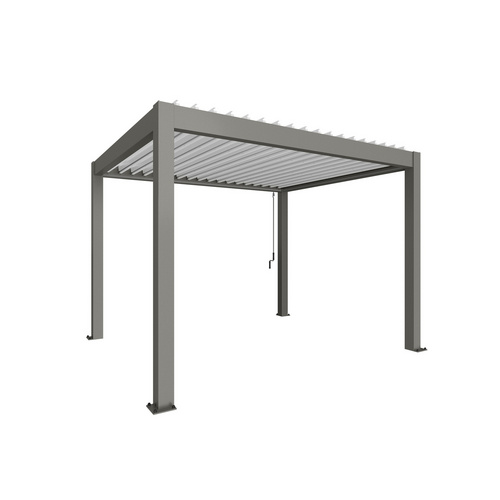 Biohort Grigio/Grigio Chiaro Pergola "3,5X3", Grau (Quarzgrau, Metallic), B:367,5Cm H:264cm T:312cm, Pergolen, Ausgezeichnet Mit Dem Red Dot Design Award - Image 3