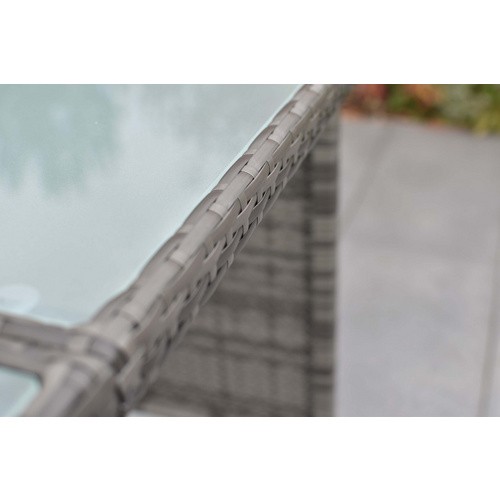 Thumbnail - MERXX Gartenmöbel-Diningset »Barcelona«, 5 tlg., 4 Sitzplätze, Stahl - grau