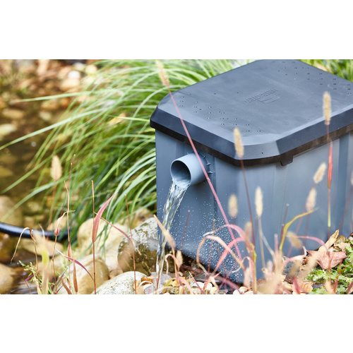 HEISSNER Teichfilter, Durchlauffilter, LxBxH: 40x30x39 cm, 8 m³/h - grau