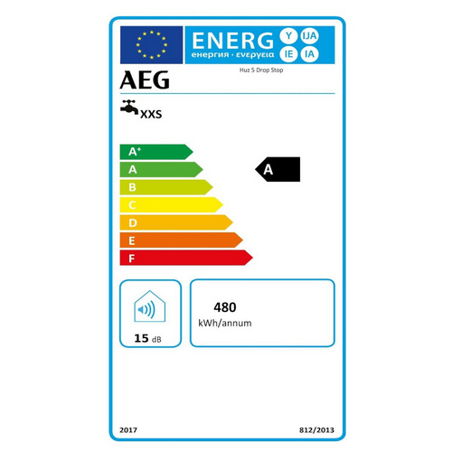 AEG Huz 5 ÖKO DropStop Senkrecht Tank (Wasserspeicher) Weiß