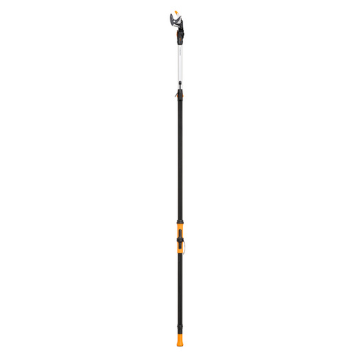 FISKARS Schneidgiraffe, »X-series DualAction«, teleskopierbar, LxBxH: 243,9x10,3x9,3 cm, orange/schwarz
