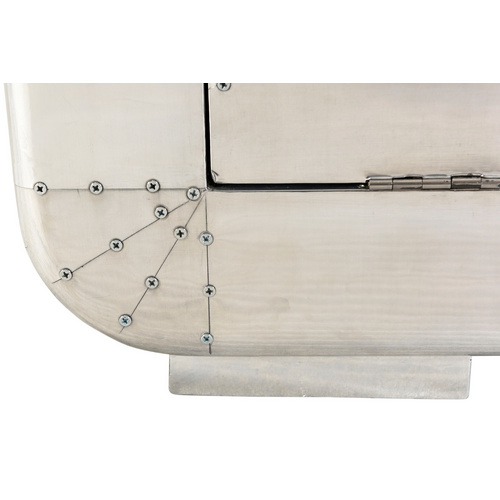 Thumbnail - SIT Dielen-Set »AIRMAN«, Mangoholz/MDF/Aluminium, silberfarben