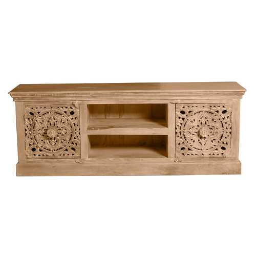 Thumbnail - SIT Lowboard »LAKADEE«, Mangoholz, 2-türig - braun