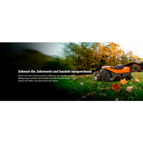 WORX Mähroboter »Vision Cloud«, M800, für ca. 800 m² - schwarz