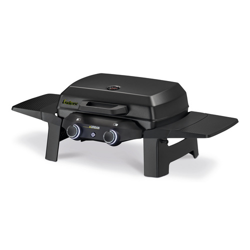 Enders eUrban Elektrogrill mit 2,2 kW und 2 Heizzonen, 48 x 31,5 cm Grillfläche in Schwarz