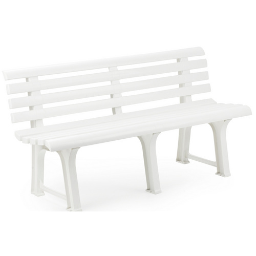 PROGARDEN Bank »Orchidea«, 3-Sitzer, 150 cm - weiss