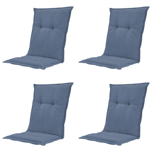 MADISON Auflage »Basic«, 4er-Set kobalt - blau