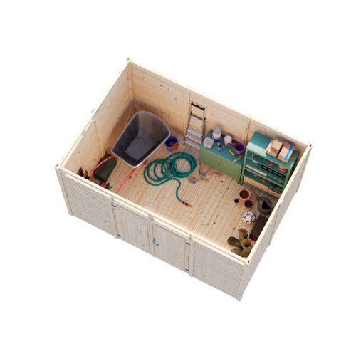 Thumbnail - PALMAKO Gerätehaus »Elias« - grau