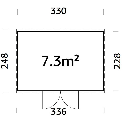 Thumbnail - PALMAKO Gerätehaus »Elias« - grau