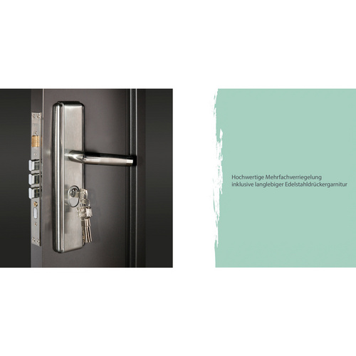 Thumbnail - Mr. GARDENER Gerätehaus, Metall, BxHxT: 144 x 193 x 179 cm (Außenmaße inkl. Dachüberstand) - grau