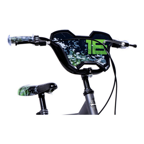 Thumbnail - Kinderfahrrad »Delirium«, Grau, 16 Zoll - schwarz | gruen - Größe 16 Zoll