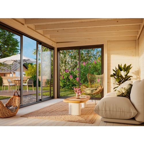 Thumbnail - PALMAKO Gartenhaus »Serena« - weiss