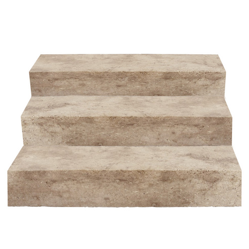 Thumbnail - WOHNRAUSCH Blockstufe »Sunniva«, BxHxL: 15 x 35 x 100 cm, Travertin - braun