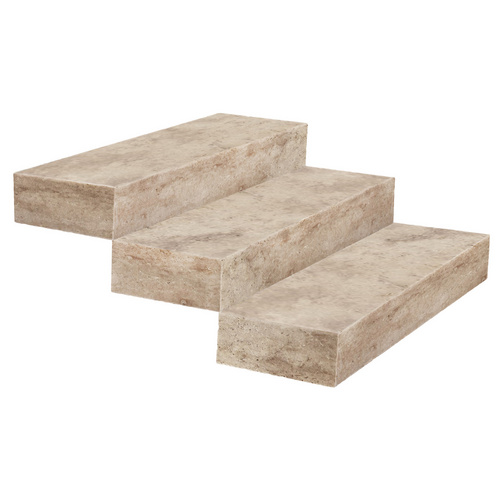 Thumbnail - WOHNRAUSCH Blockstufe »Sunniva«, BxHxL: 15 x 35 x 100 cm, Travertin - braun
