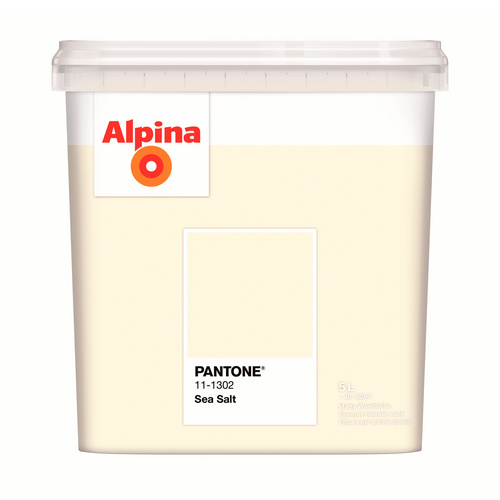 Image of ALPINA Wandfarbe »PANTONE«, Sea Salt, matt, 5 l - grau