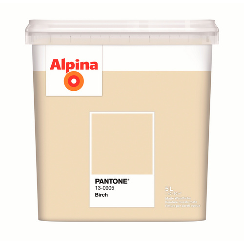 Image of ALPINA Wandfarbe »PANTONE«, Birch, matt, 5 l - beige