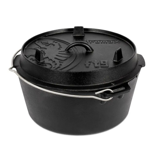 Petromax Schwarz Feuertopf Ft9-T Ohne Füße 7,5 Liter Gusseisen 35 X 14,5 X 35 Cm - Bild 5