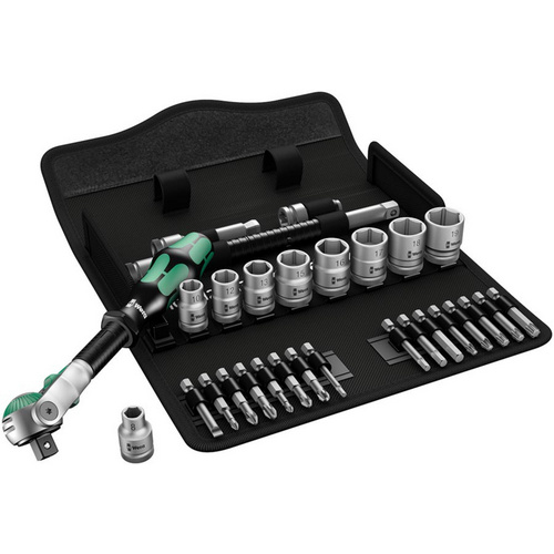 Image of WERA 05004046001 - Steckschlüsselsatz, Multi, 3/8", 29 -teilig, Zyklop Speed