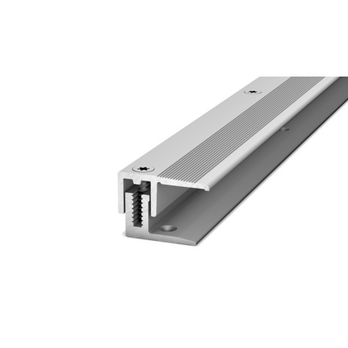 Image of CARL PRINZ Abschlussprofil »LPS 220«, BxH: 21 x 12 mm, versenkt gelocht - silberfarben
