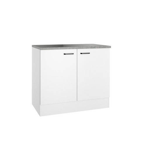 OPTIFIT Spülenunterschrank »OPTImulti MUBO SAPLO16-1+ «, BxTxH: 100 x 60 x 88 cm, Weiß (Bonn214) - weiss
