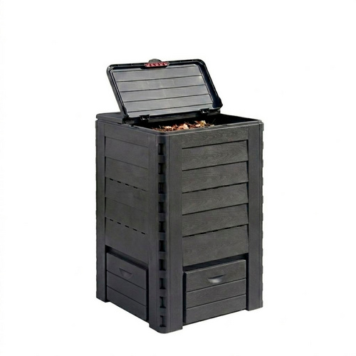 Thermoquick Komposter »Thermoquick«, 400 l, Holz Optik, schwarz