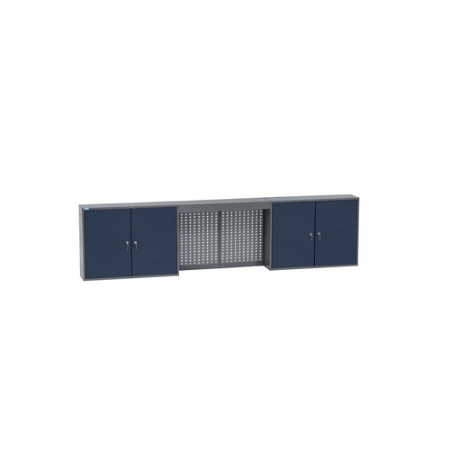 KÜPPER Hängeschrank, 240 cm, dunkelblau-hellgrau