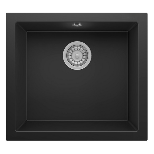 RESPEKTA Einbauspüle »Nelson«, BxHxL: 52 x 22 x 47 cm, Massivgranit - schwarz
