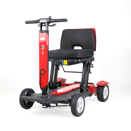 Prophete Rot Elektromobil "Sm4 Kompakt E-Seniorenroller" 250 W 6 Km/H Tiefer Einstieg Bis Zu 20 Km Reichweite Klappbar von Baur - Image 3