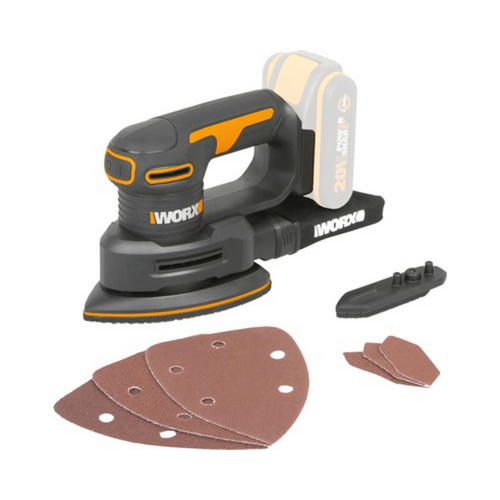 WORX Schleifer, »PowerShare«, 20V, schwarz/orange, Solo-Gerät