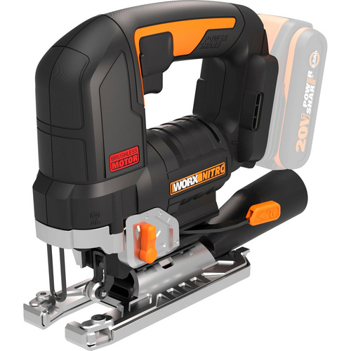 WORX Stichsäge, »PowerShare«, 20V, ohne Akku, schwarz-orange