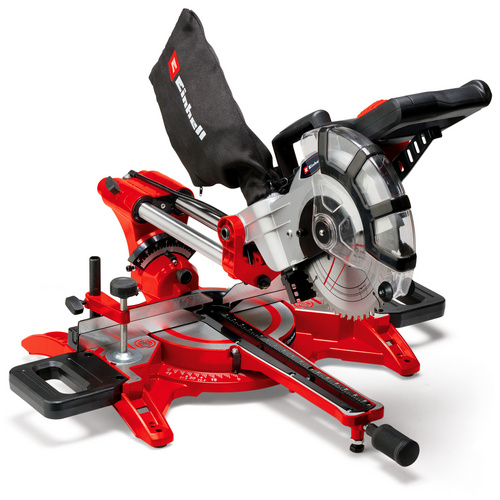 EINHELL Zug-Kapp-Gehrungssäge, Sägeblatt Durchmesser: 210 mm, 1800 W - schwarz