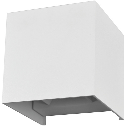 E2 LED-Außenwandleuchte »QUBE«, up-down, 7W, IP65 - weiss