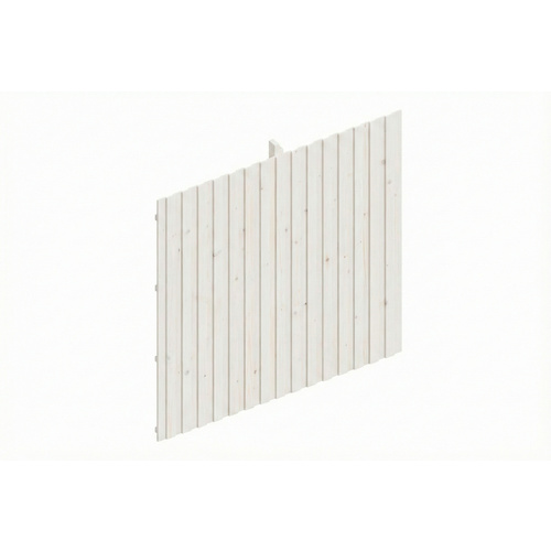 SKANHOLZ Carport-Rückwand, 362 x 330 cm , weiß, Holzart: Fichte - weiss