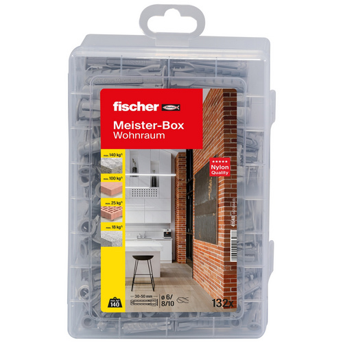 Image of FD 41648 - Meister-Box Dübel SX, 132-teilig