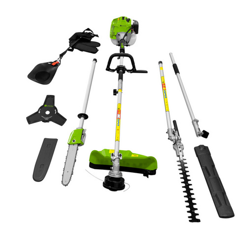 Zipper , Rasentrimmer, Gartenpflegeset Zi-Gps 182Jinkl. Aufstze- Entaster, Sense, Trimmer, Heckenschere (Metallschneideblatt, Trimmfaden) - Image 3