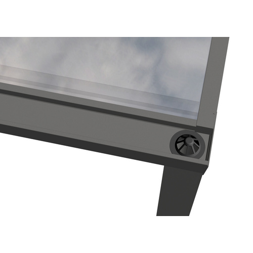 Thumbnail - GARDENDREAMS Terrassenüberdachung »Expert«, BxT: 400 x 400 cm, grau / RAL9007