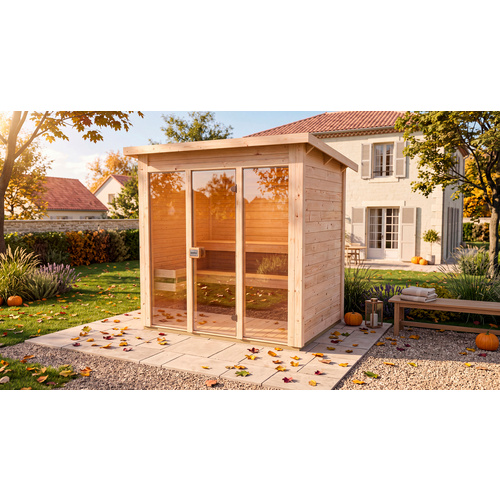 WEKA Kaapi 224×172 Gartensauna